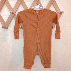 Modern Moments Ribbed Footless Coverall